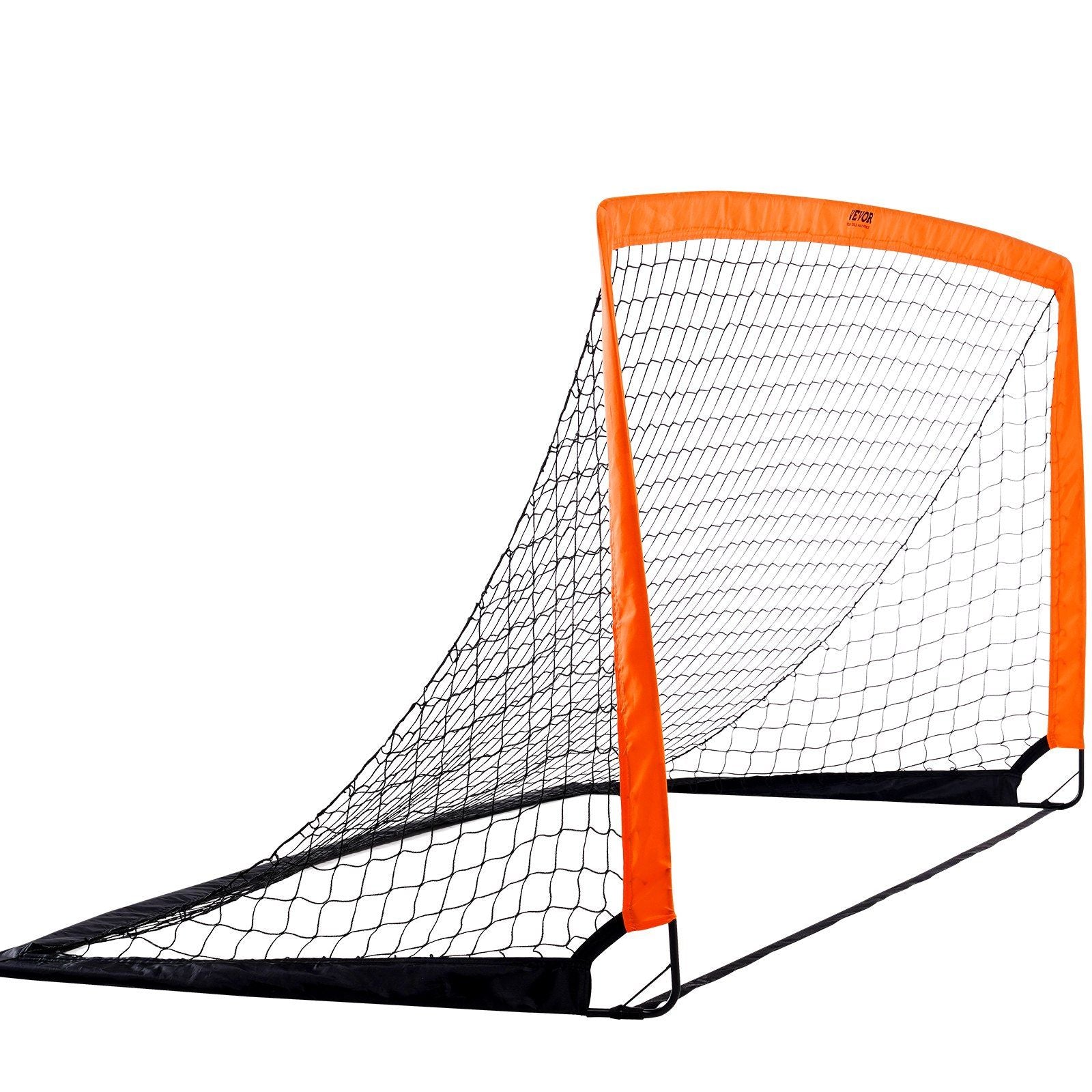 VEVOR Portable Soccer Net for Kids - 6.5x3.25 ft Foldable and Lightweight Backyard Goal