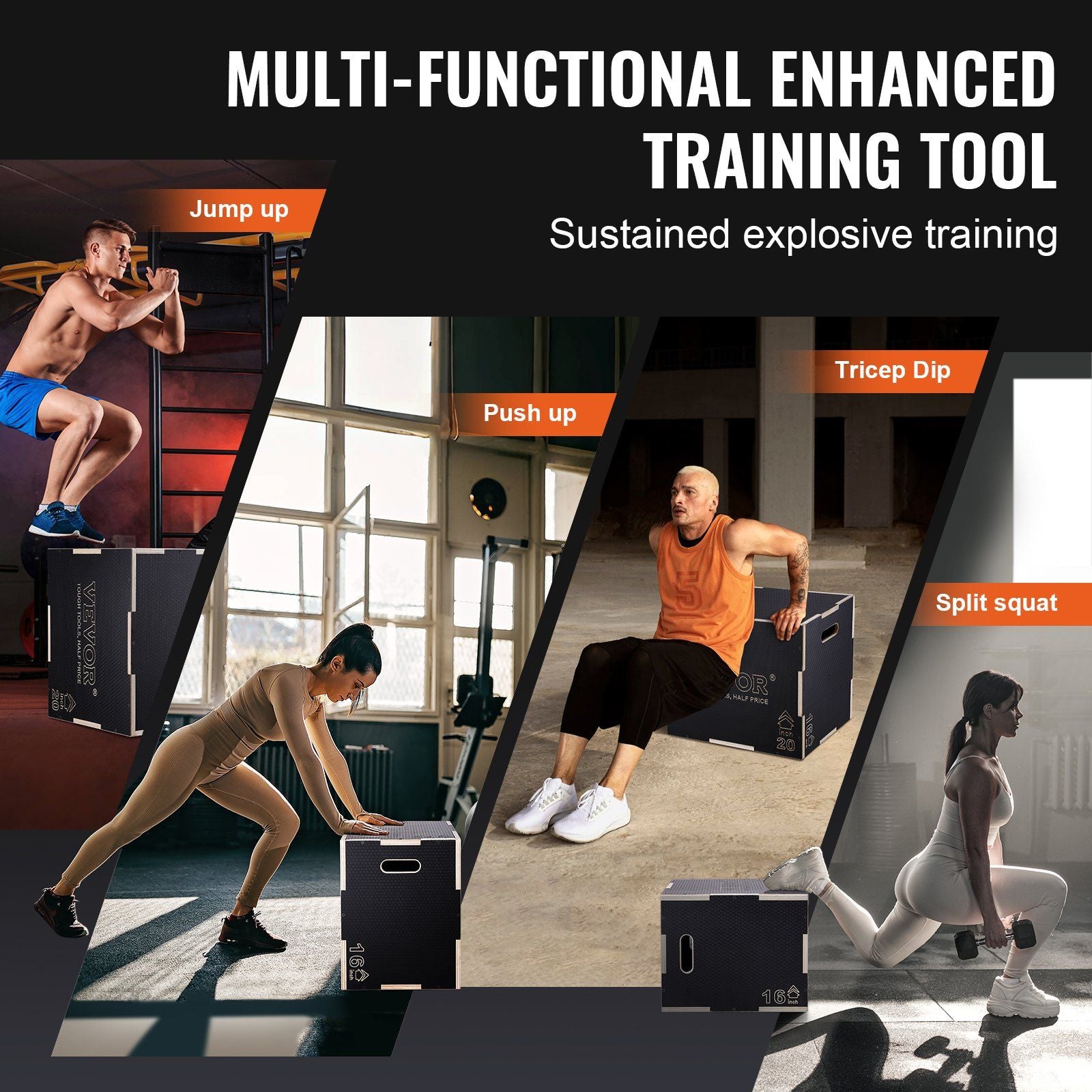 Adjustable Plyometric Training Box