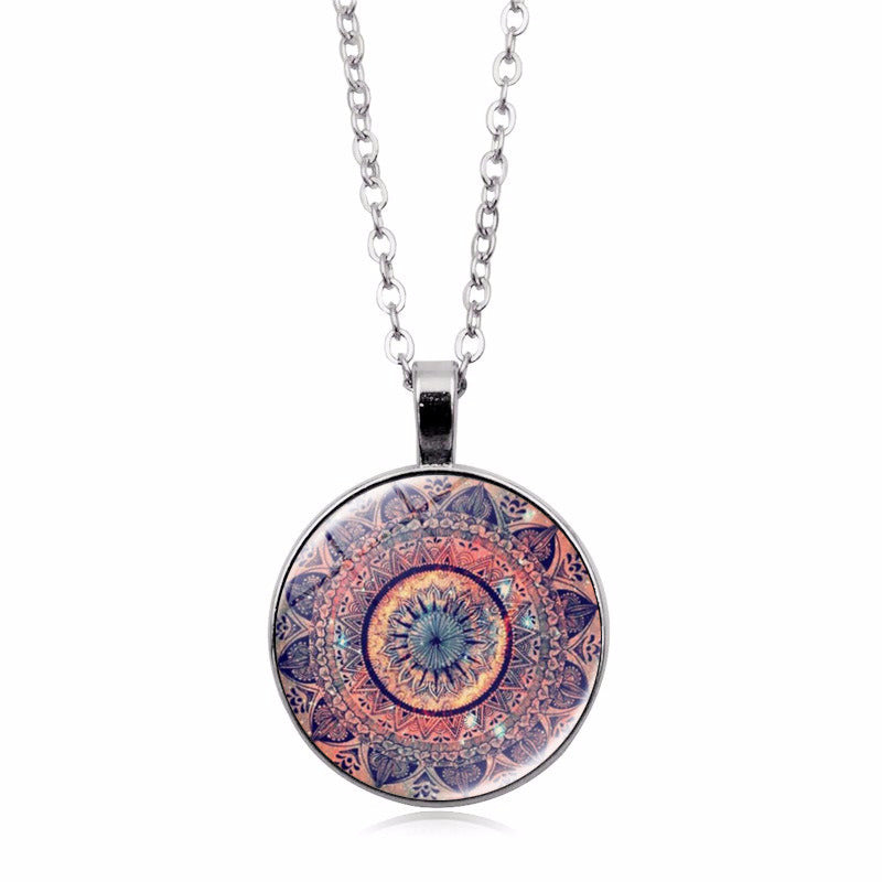 Enchanting Mandala Floral Necklace