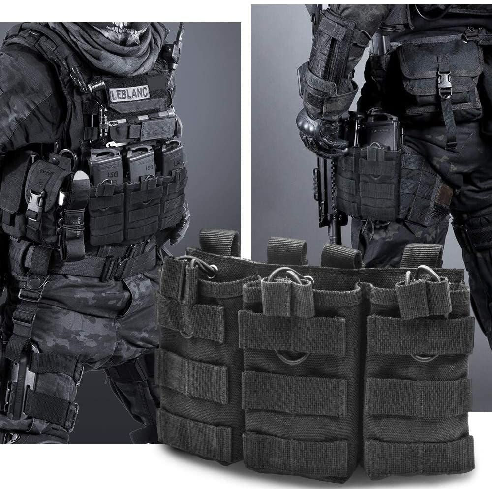 MOLLE Triple Magazine Carrier Pouch