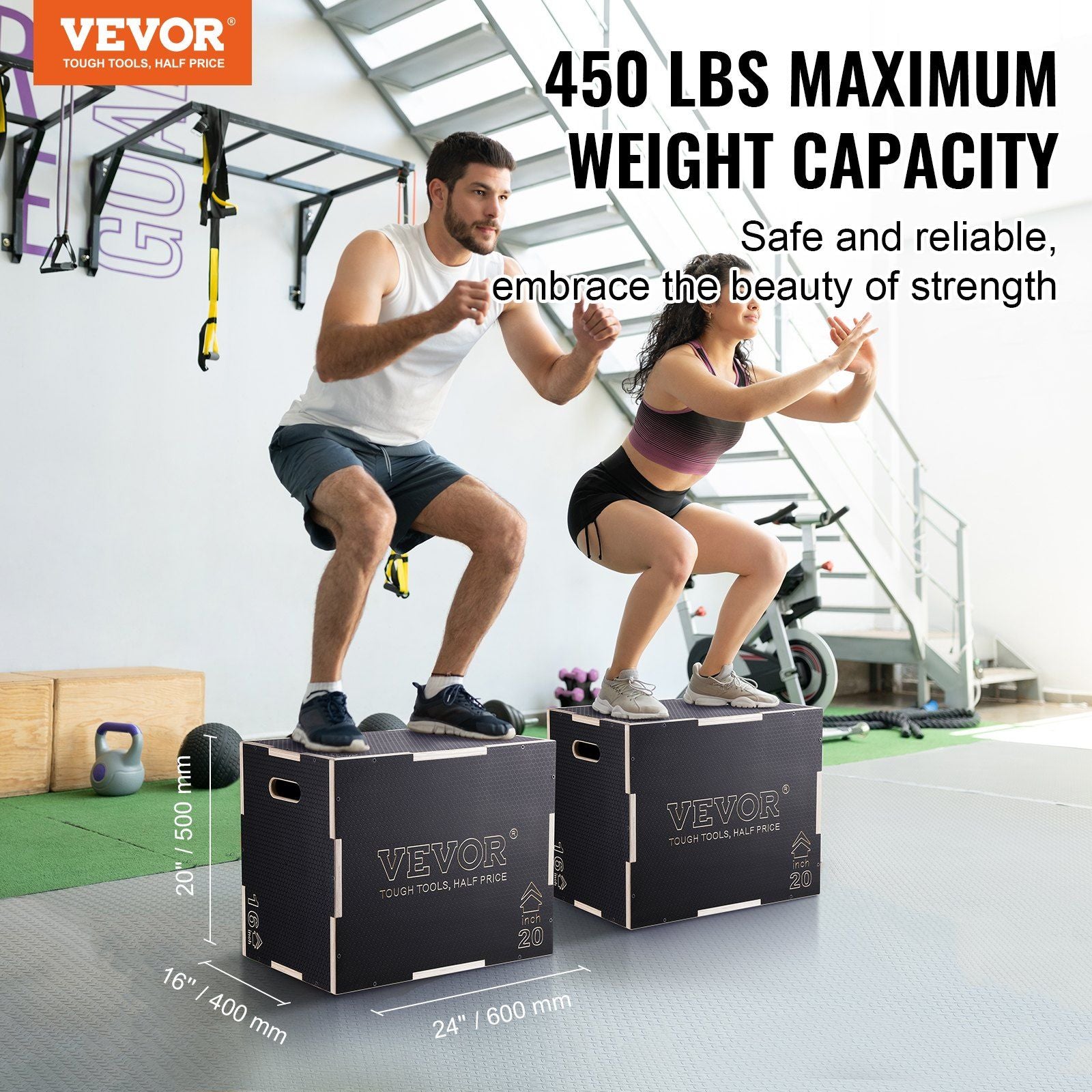 Adjustable Plyometric Training Box
