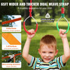 VEVOR Kids Ninja Warrior Outdoor Obstacle Course Set with 12 Accessories, 2 x 65 ft Adjustable Slacklines, 500lbs Weight Capacity for Backyard Fun and Training