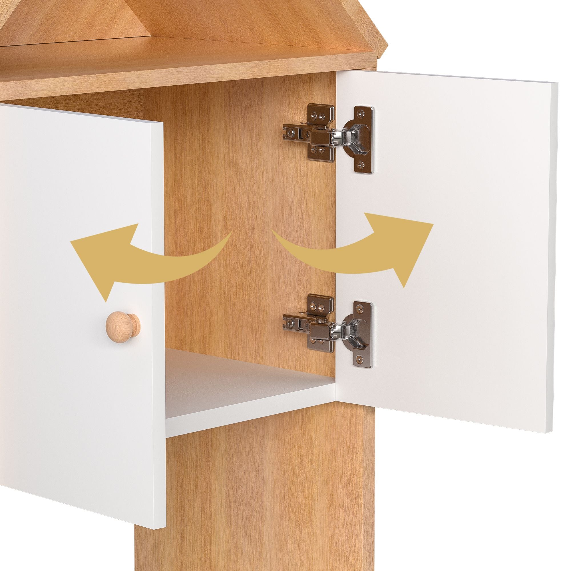 Playful House-Shaped Bookshelf for Kids