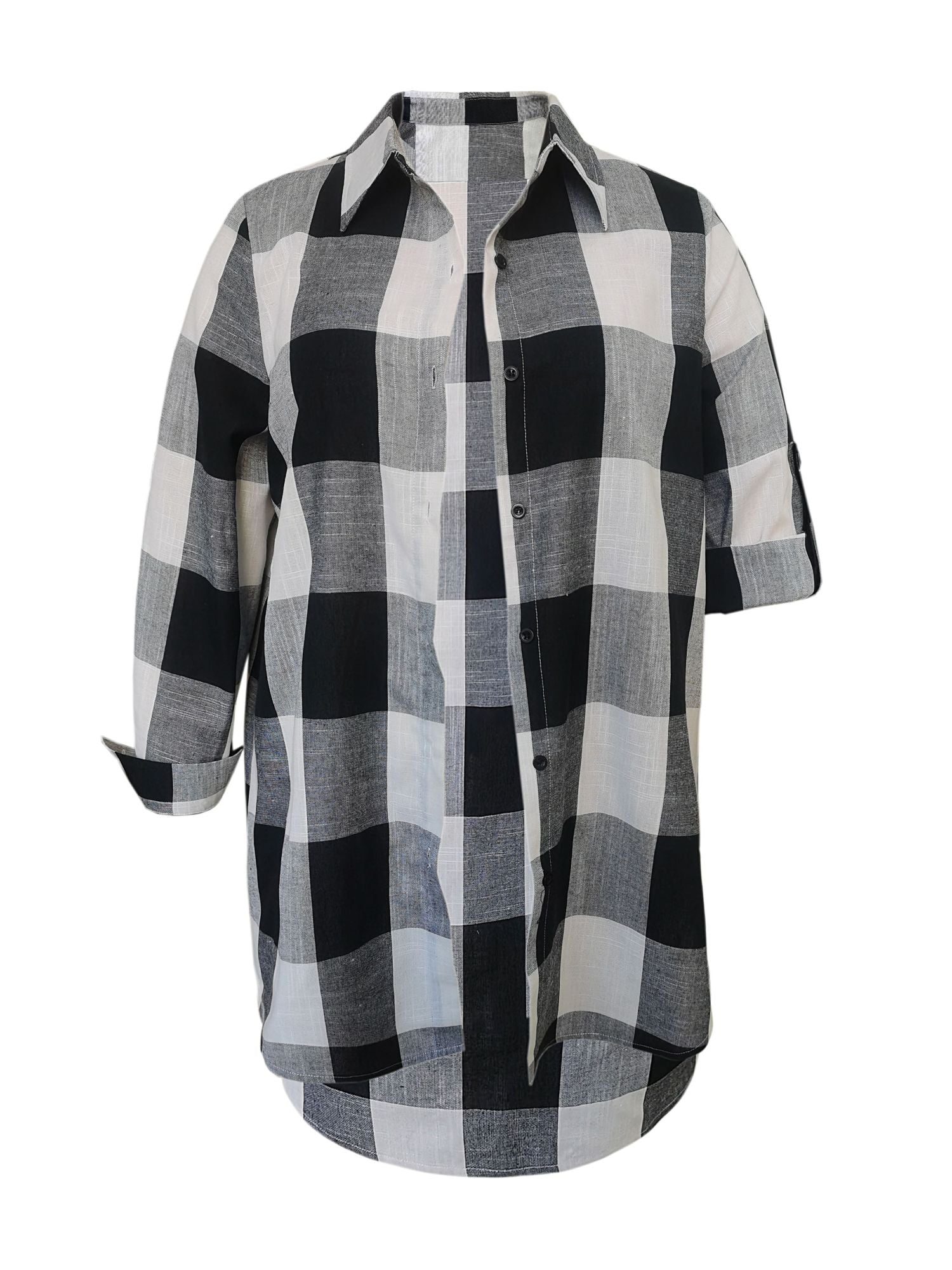 Plaid Chic Everyday Blouse