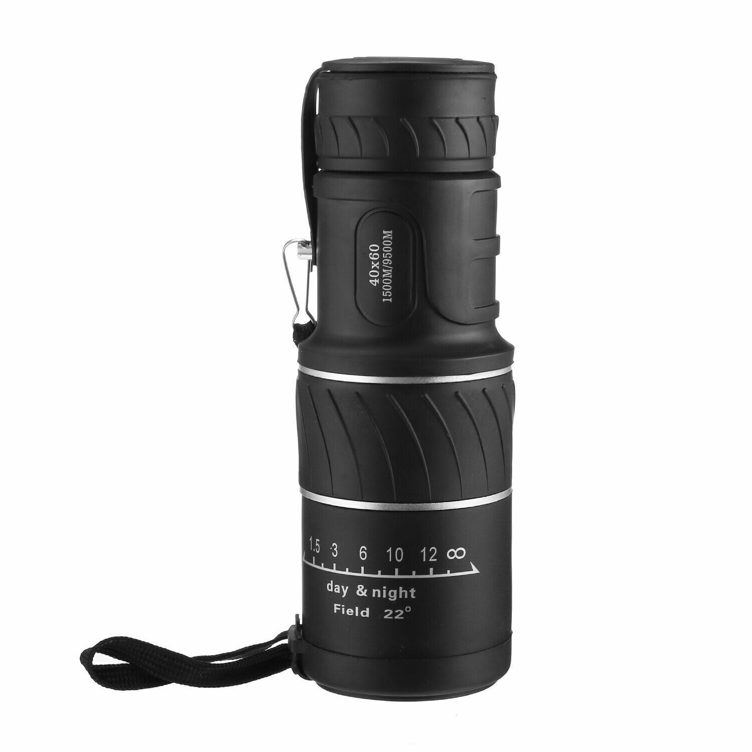 High-Power 40x60 Waterproof Monocular Telescope for Day and Night Observation - Ideal for Hunting and Camping, Compact and Anti-Fog Design