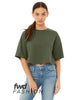 Chic & Comfy: Bella + Canvas Ladies' Cropped Jersey Tee