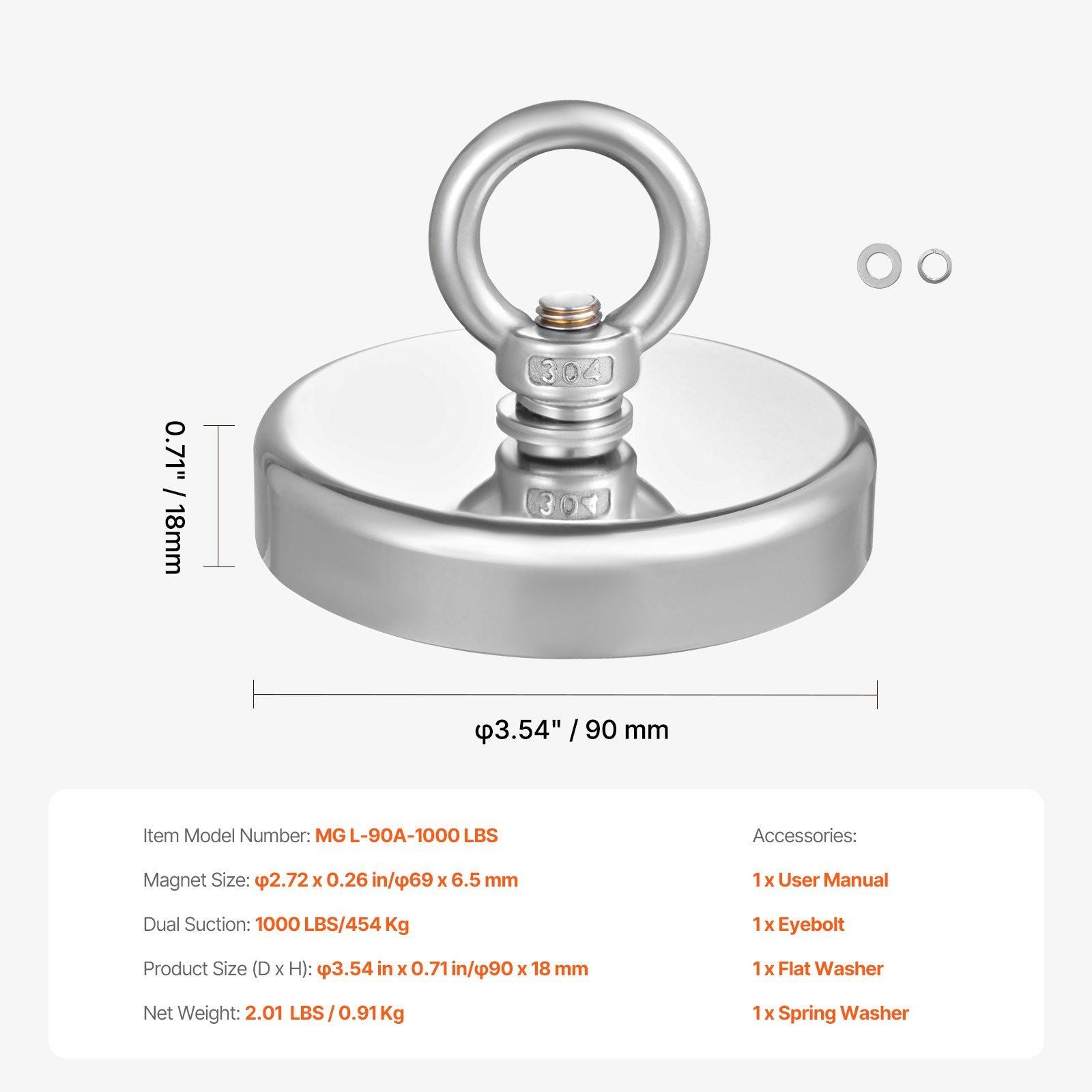 High-Power Fishing Magnet