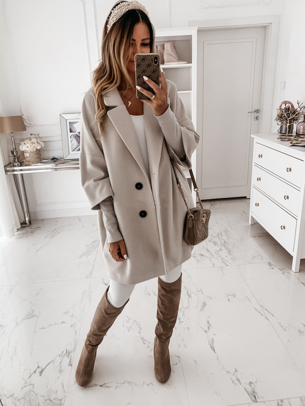 Chic Wool Blend Overcoat