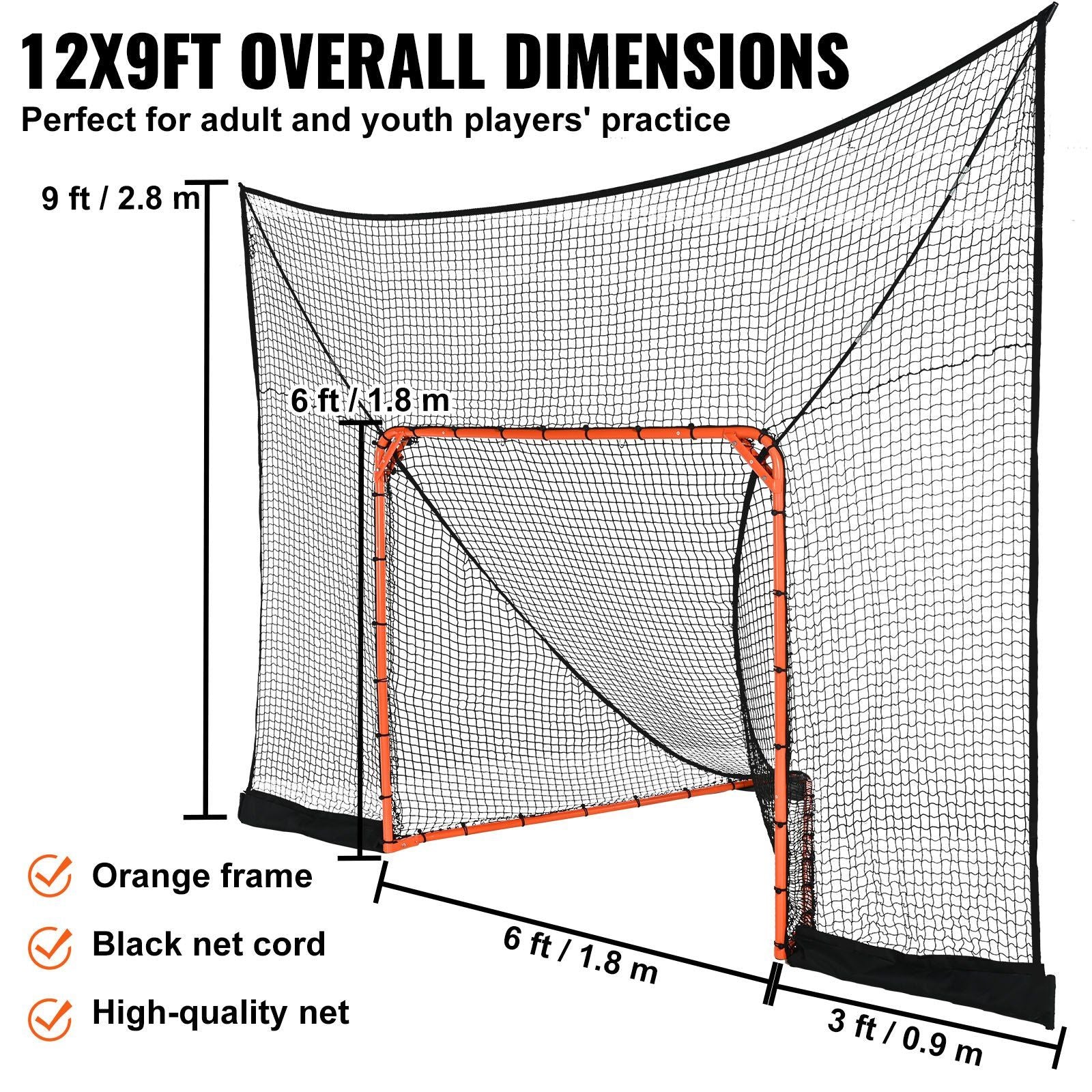 Lacrosse Backstop Training Net