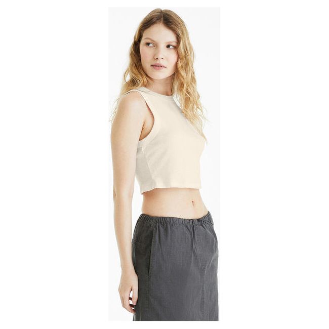 Eco-Friendly Micro Rib Crop Tank