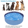 Portable Foldable PVC Pet Pool - Summer Fun Bathing Tub for Dogs and Kids