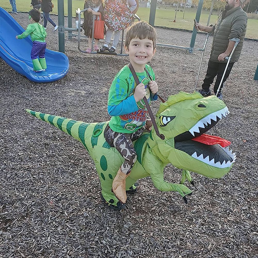 Inflatable Dino Costume for All Ages