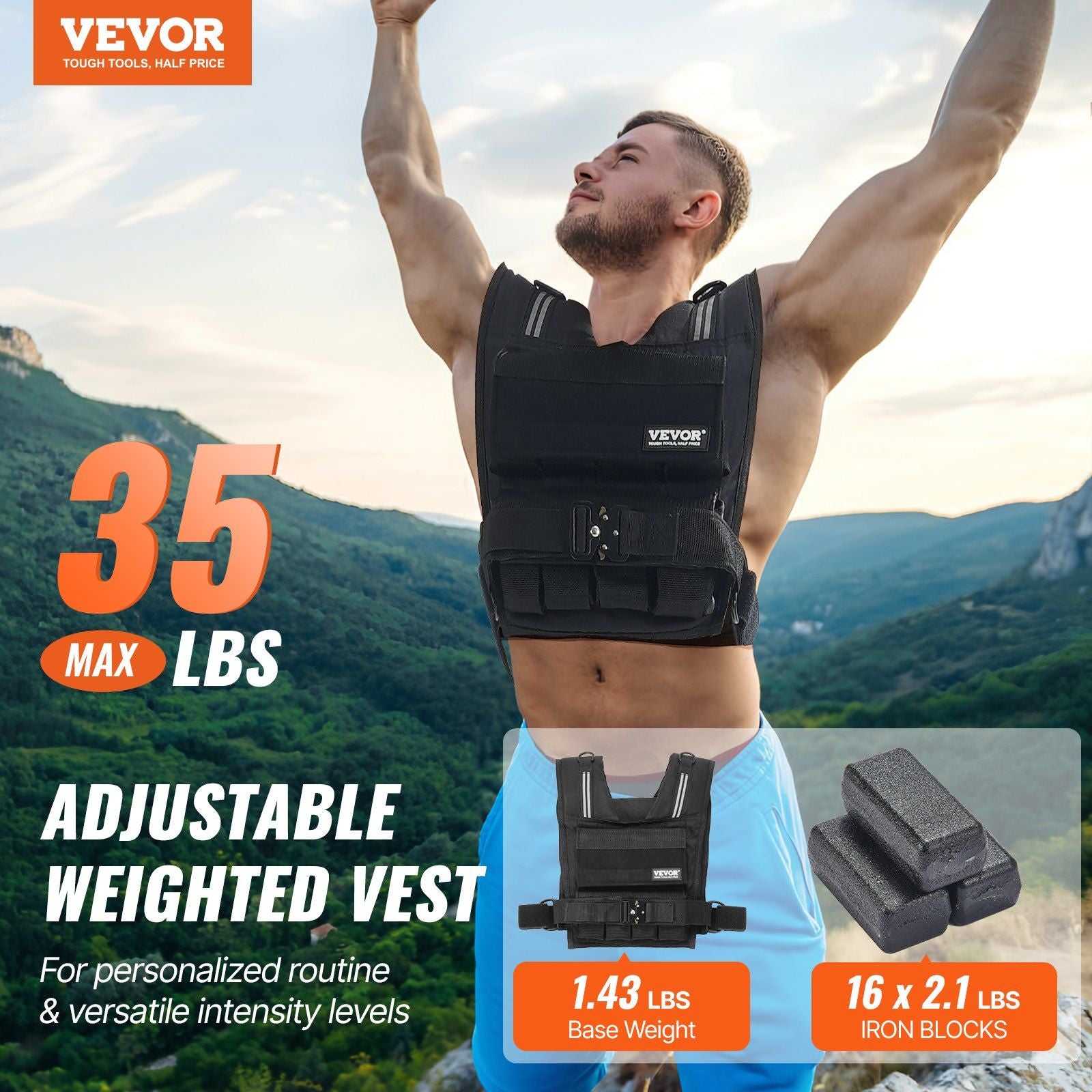 Customizable Weighted Exercise Vest