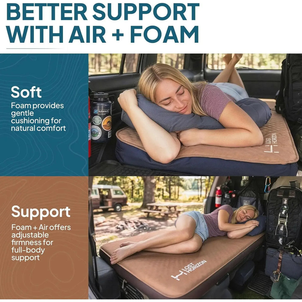 Self Inflating Camping Mattress UltraPremiumFoam Comfort