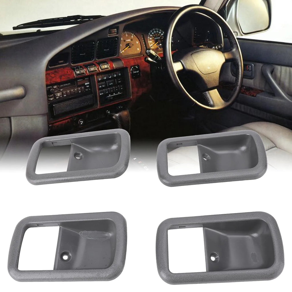 Luxury 4Pc Inner Door Handle Bezel Kit For Land Cruiser 80 Series