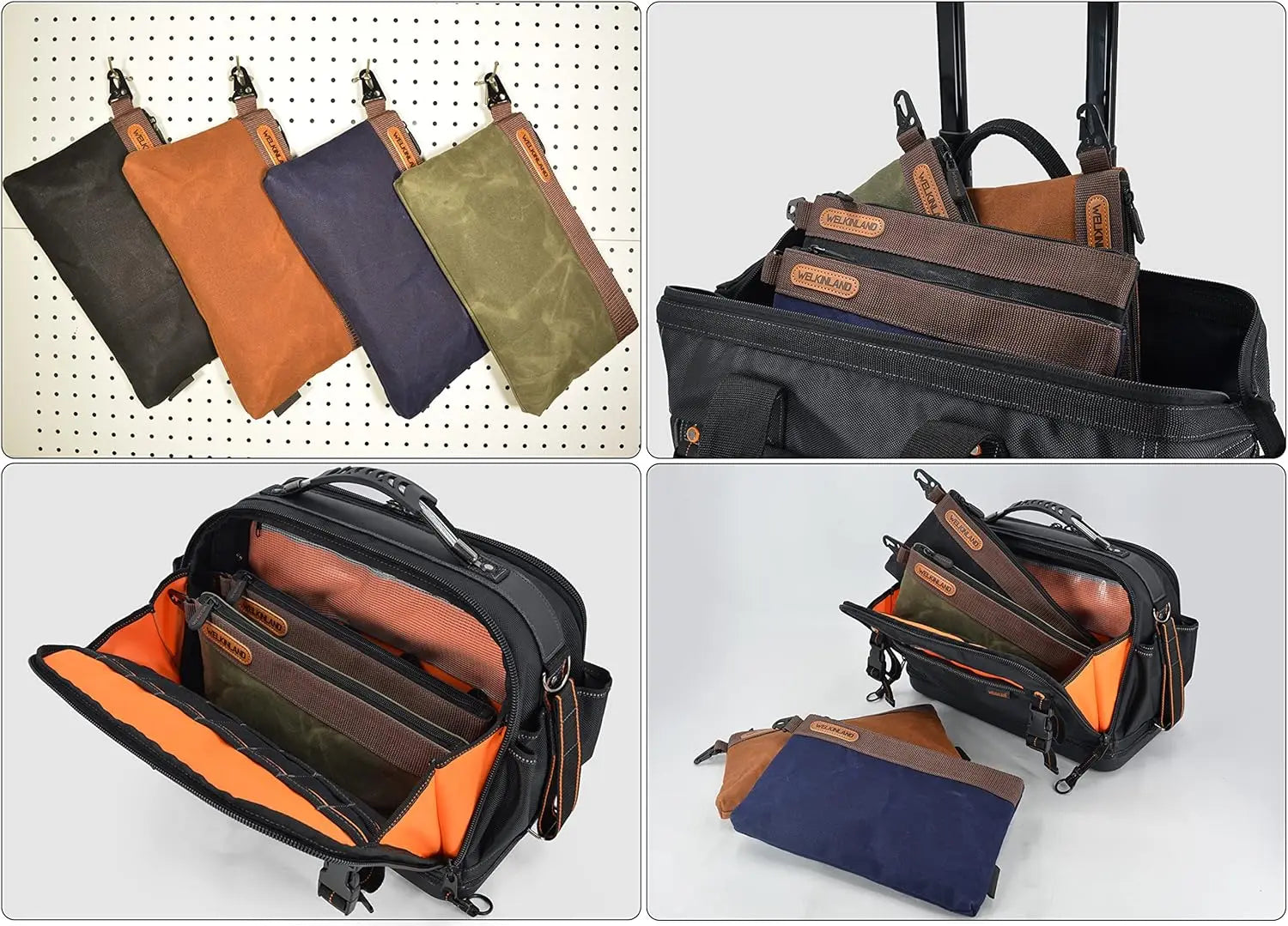 IndustrialStrength WaxedCanvas Professional Grade Tool Pouches