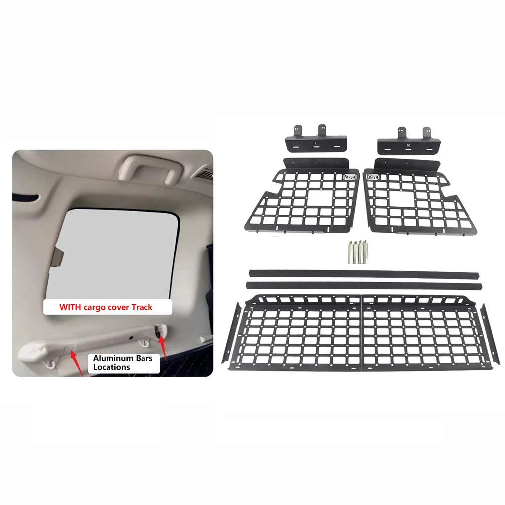 HeavyDuty Aluminum Modular Molle TrunkStorage Pajero