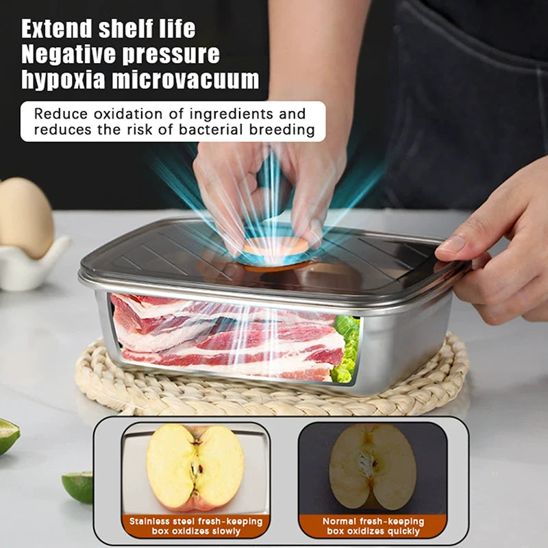 Stainless Steel Camping Lunchbox Leakproof Durable