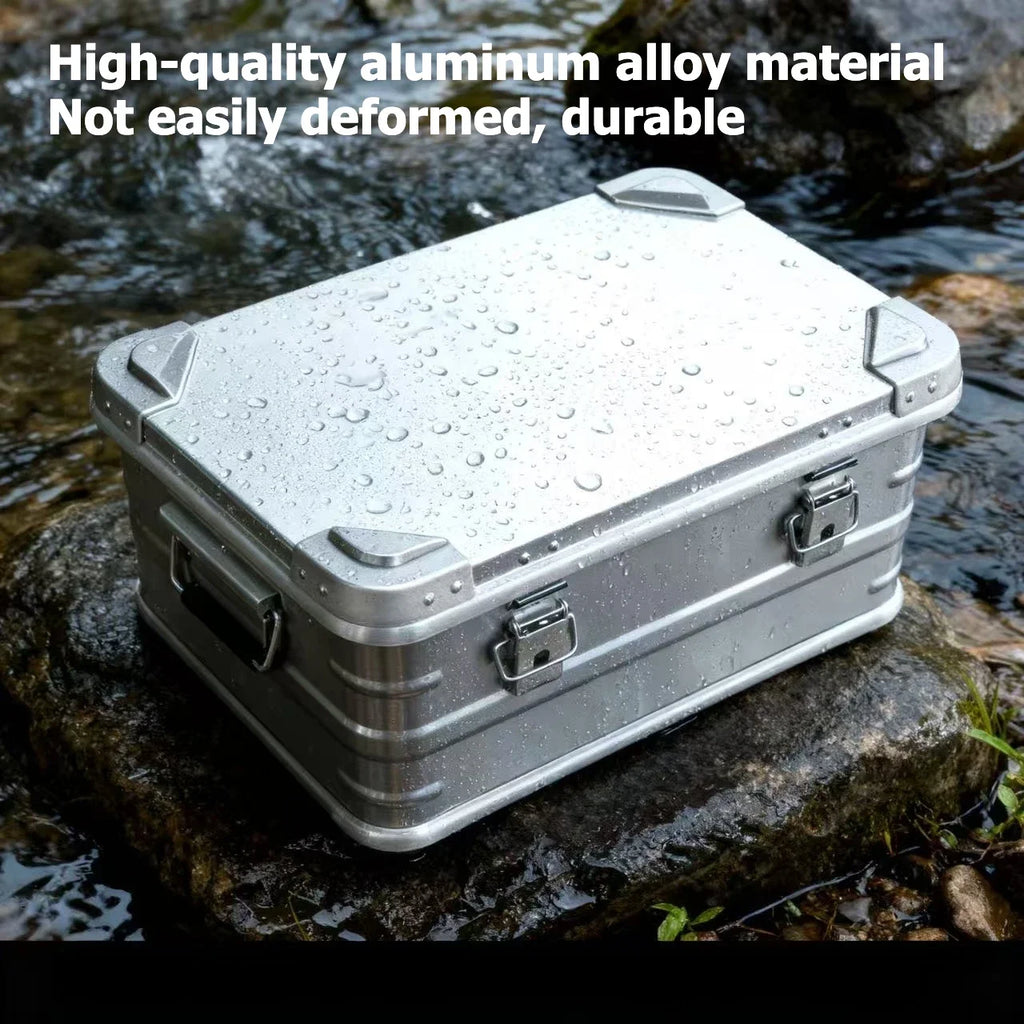 CommercialGrade Aluminum Travel Storage Box Camping