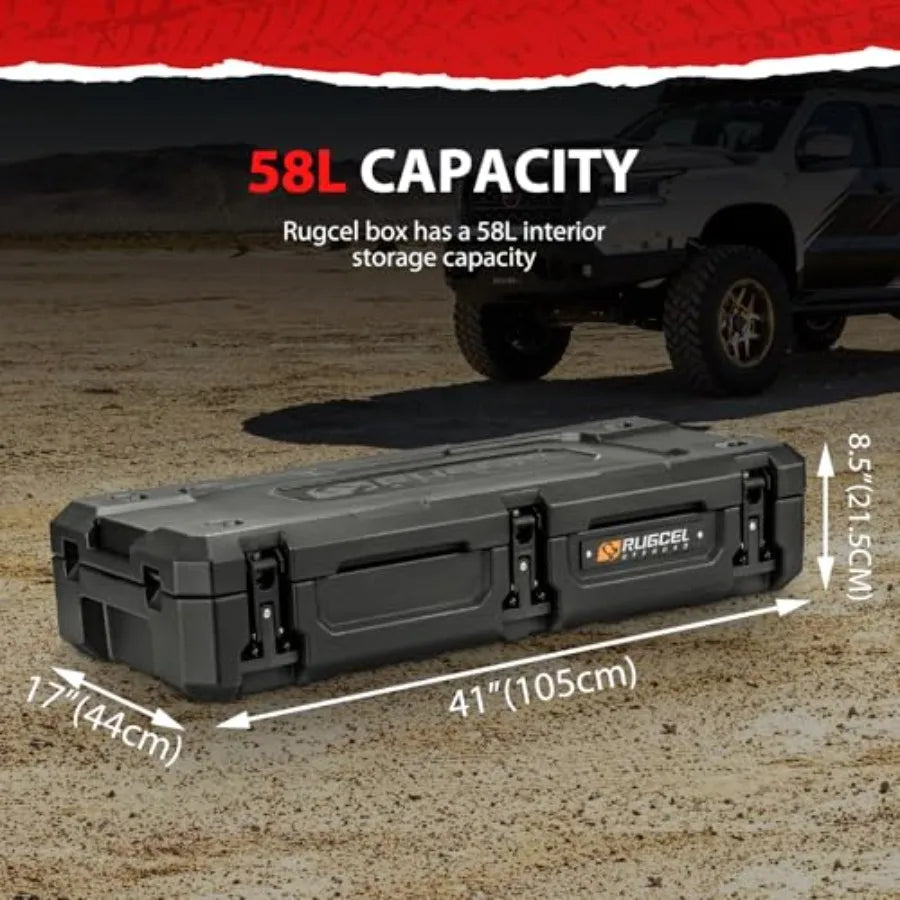 Rugcel 58L Weatherproof Indestructible Overland Storage