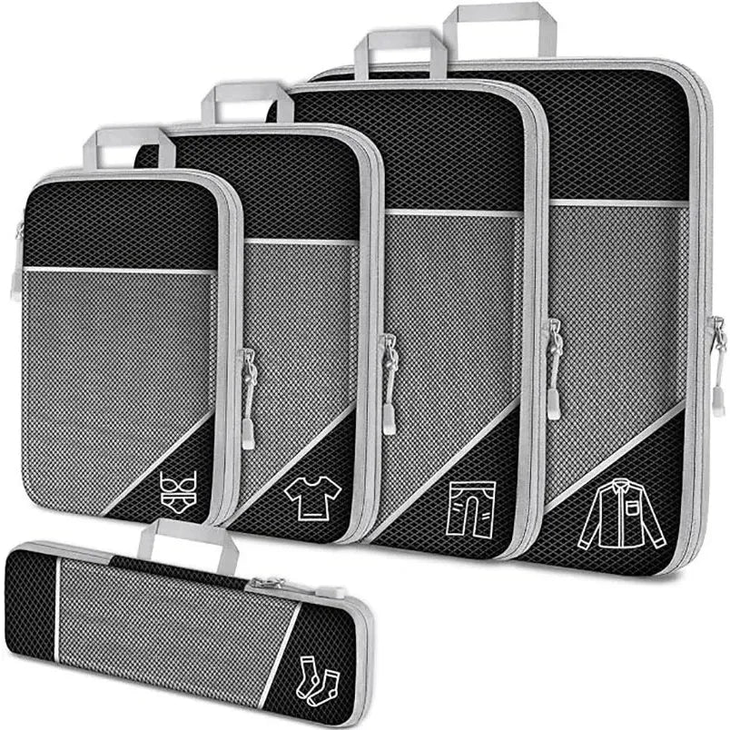 Premium Mesh Packing Cubes For Travel Luggage Organizer