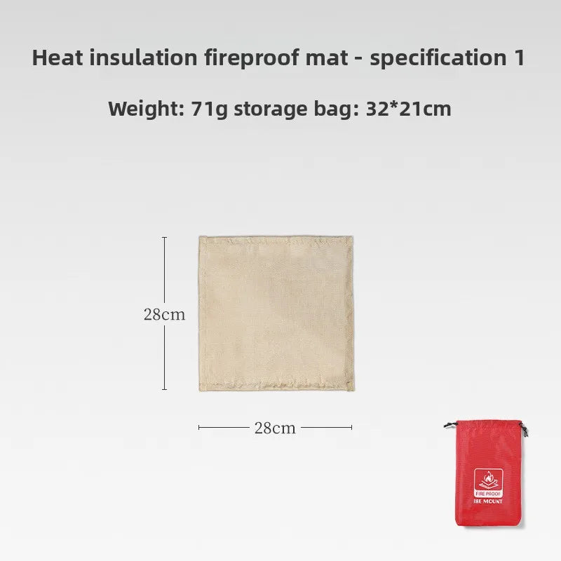Compact Fireproof Camping Insulation Blanket