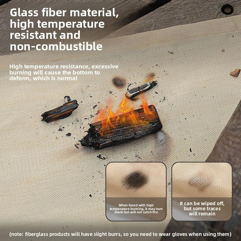 Compact Fireproof Camping Insulation Blanket