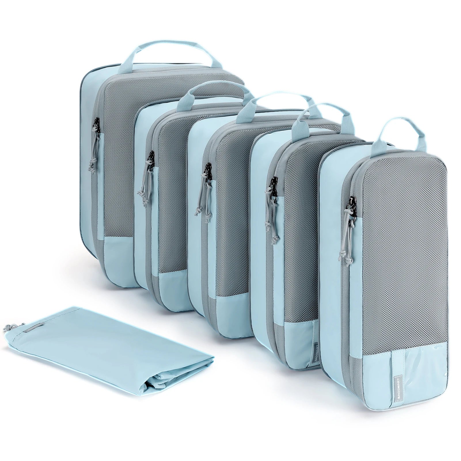 Bagsmart Compression Packing Cubes Travel Luggage Organizer