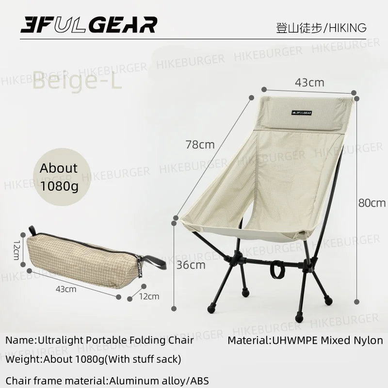 Ultralight Folding Camping Moon Chair.