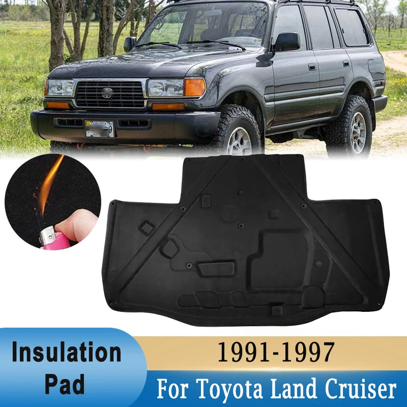 Toyota Land Cruiser Hood Insulation Pad Sound Deadener FZJ80 HDJ80 FJ80