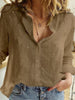 Stylish Leisure Woven Knit Women's Spring-Summer Shirt