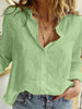 Stylish Leisure Woven Knit Women's Spring-Summer Shirt