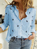 Stylish Leisure Woven Knit Women's Spring-Summer Shirt