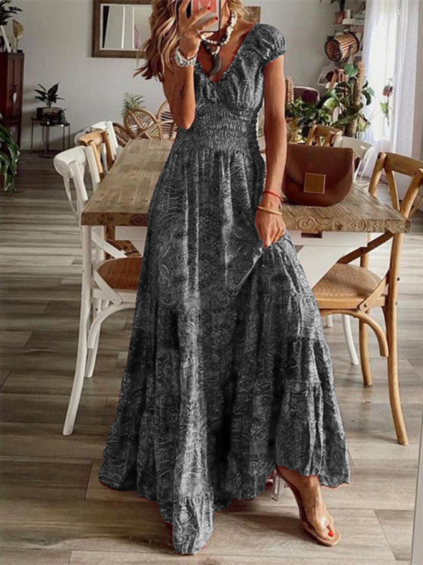 Bohemian Floral Maxi Dress