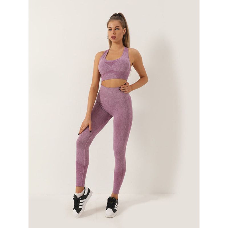 Peach Seamless Sports Set