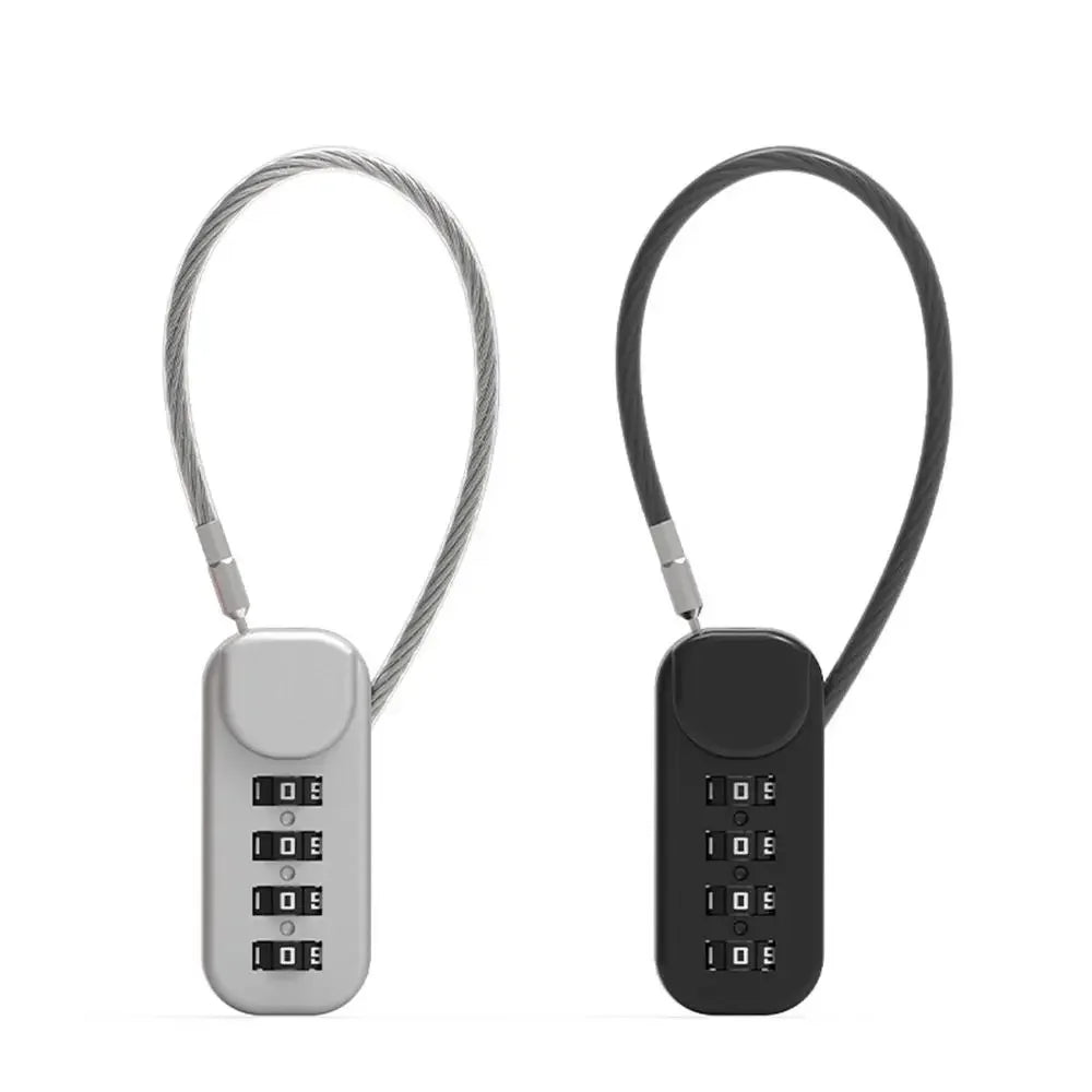 Portable Zinc Alloy Four-Digit Combination Padlock
