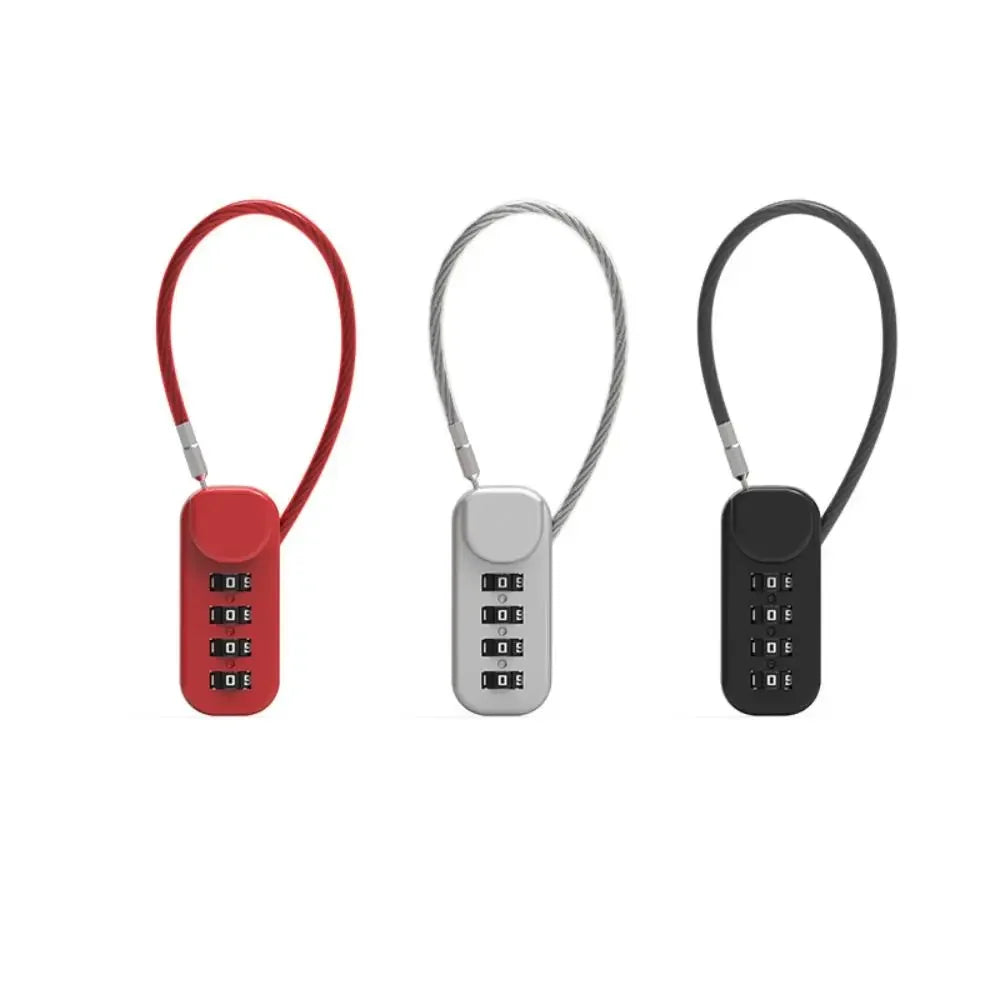 Portable Zinc Alloy Four-Digit Combination Padlock