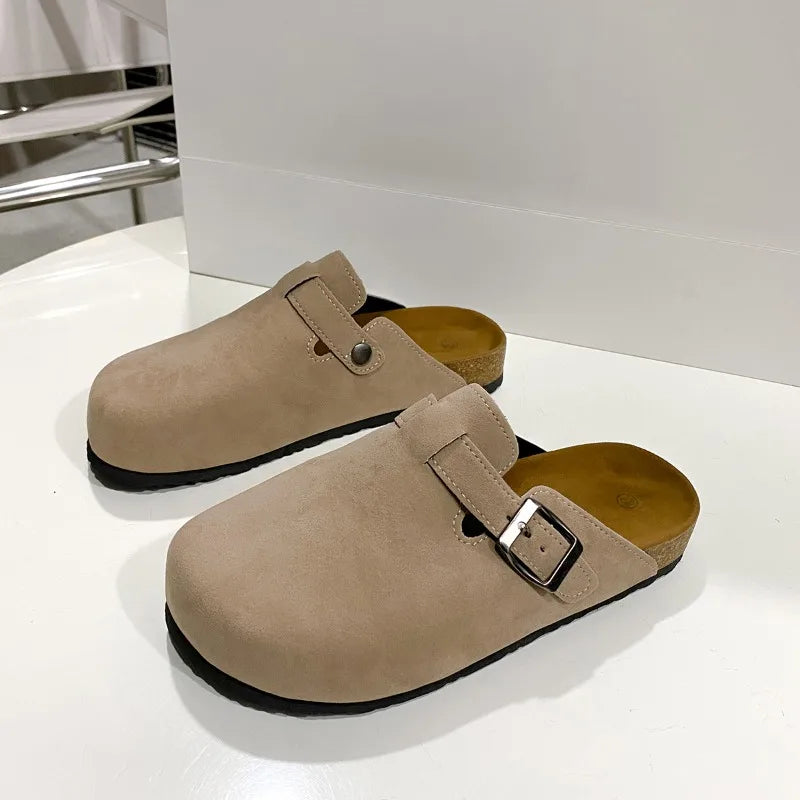 Premium Vintage Camel Cork Handcrafted Casual Slipper