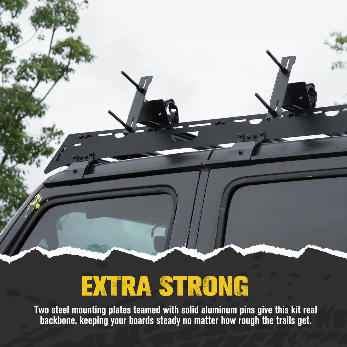 Heavy-Duty Recovery Track Roofrack Mounting Bracket