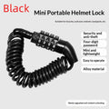 Motorcycle Helmet Combination Cable Lock AntiTheft