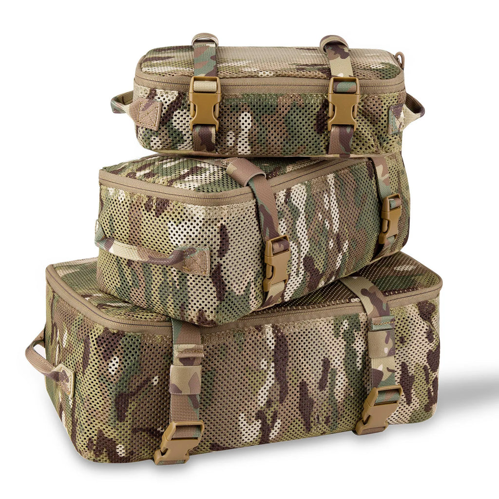 KRYDEX Tactical Outdoor Backpack Organizer Pouches